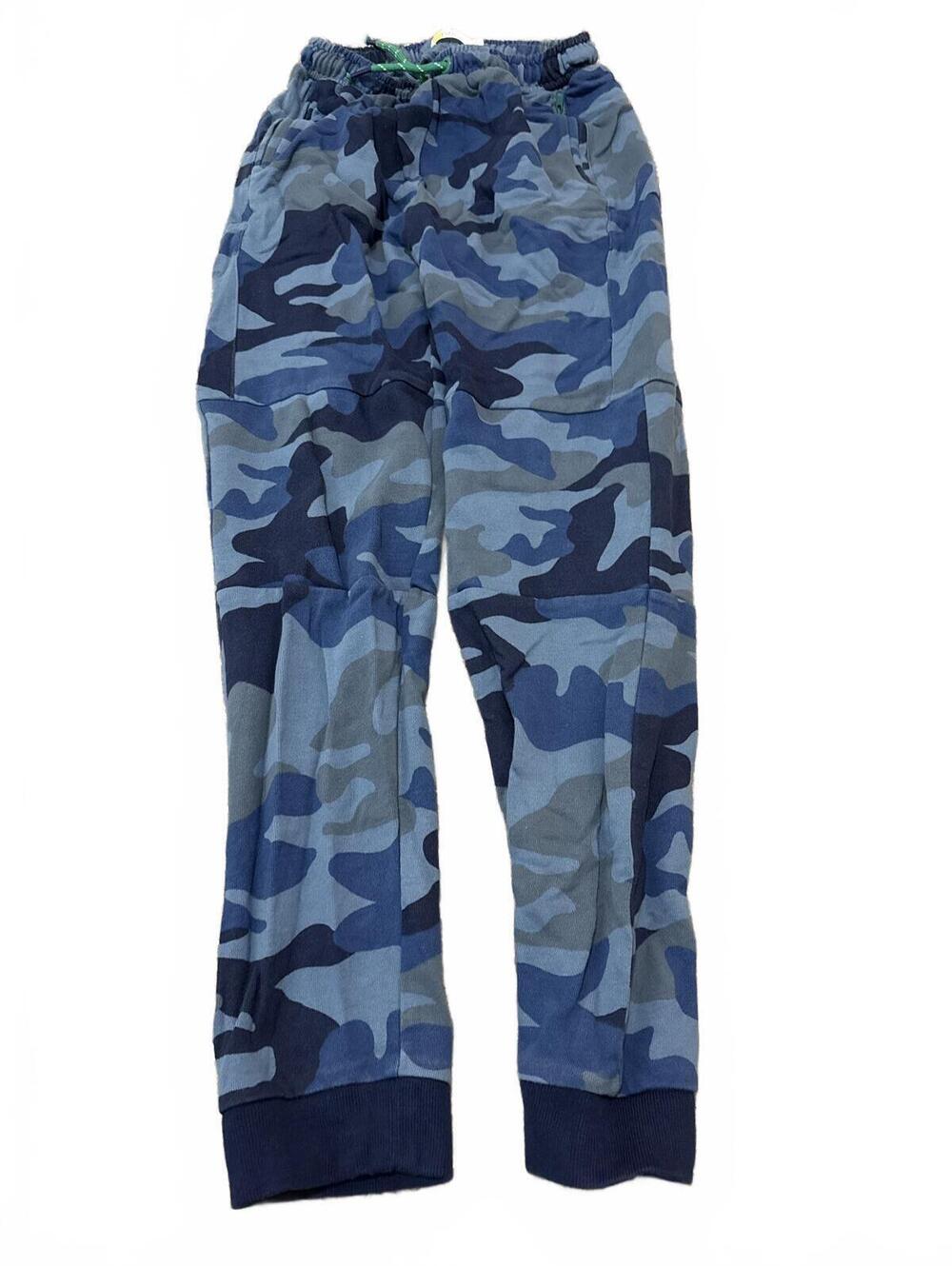 Boden Blue Camouflage Jogger Pants - Boys 14Y